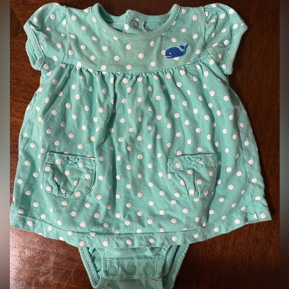 Carter’s | Nautical Polka Dot Dress Lot 2 Dresses | 12 mo - Picture 5 of 11